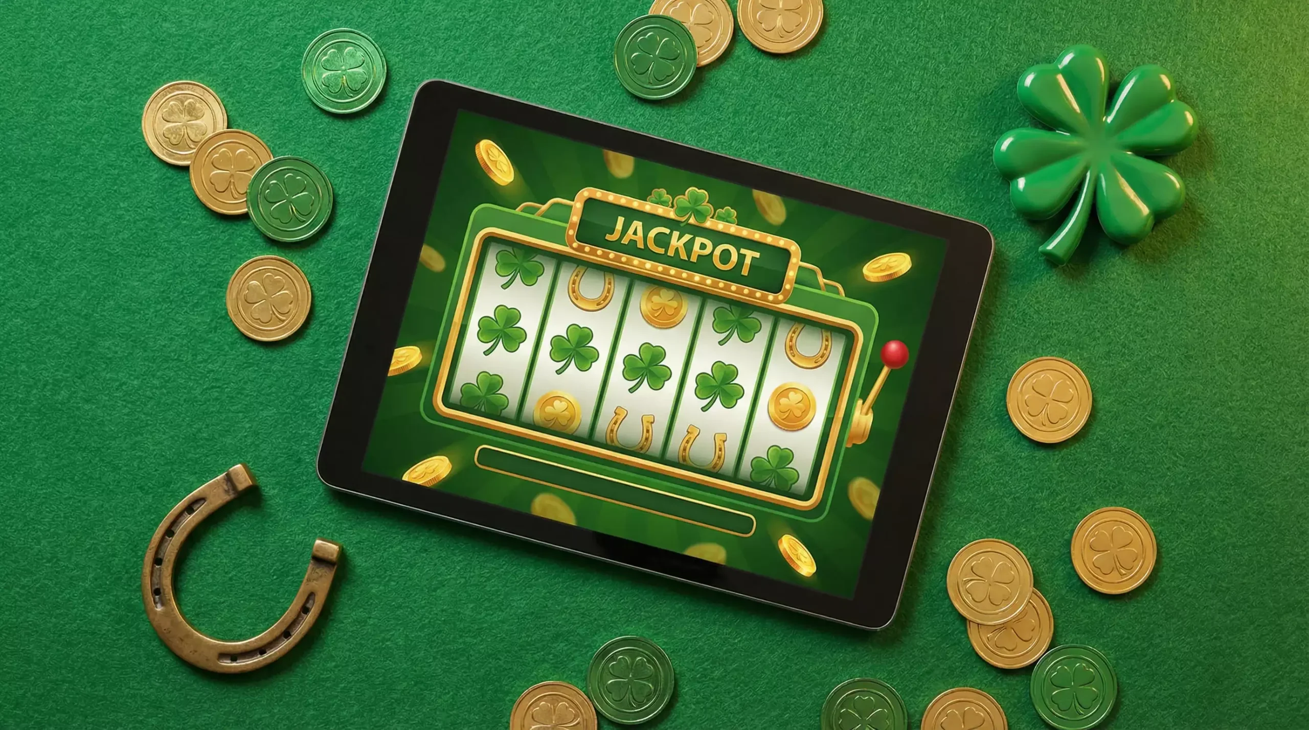 McLuck Casino review showing welcome bonus and game features