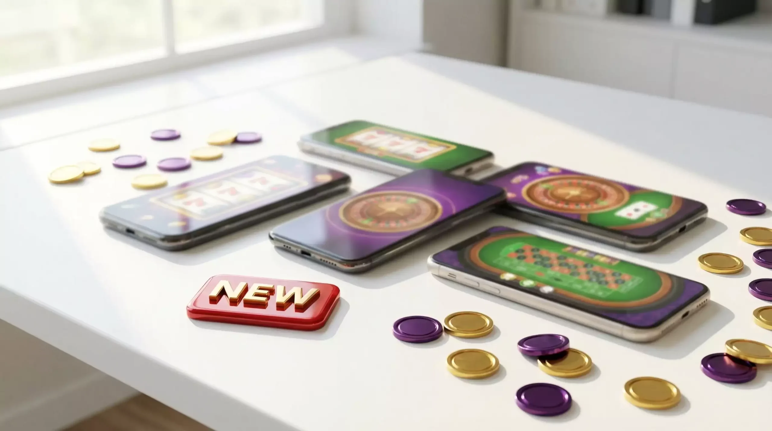 Fresh sweepstakes casino platform launch with new badge and gaming interface