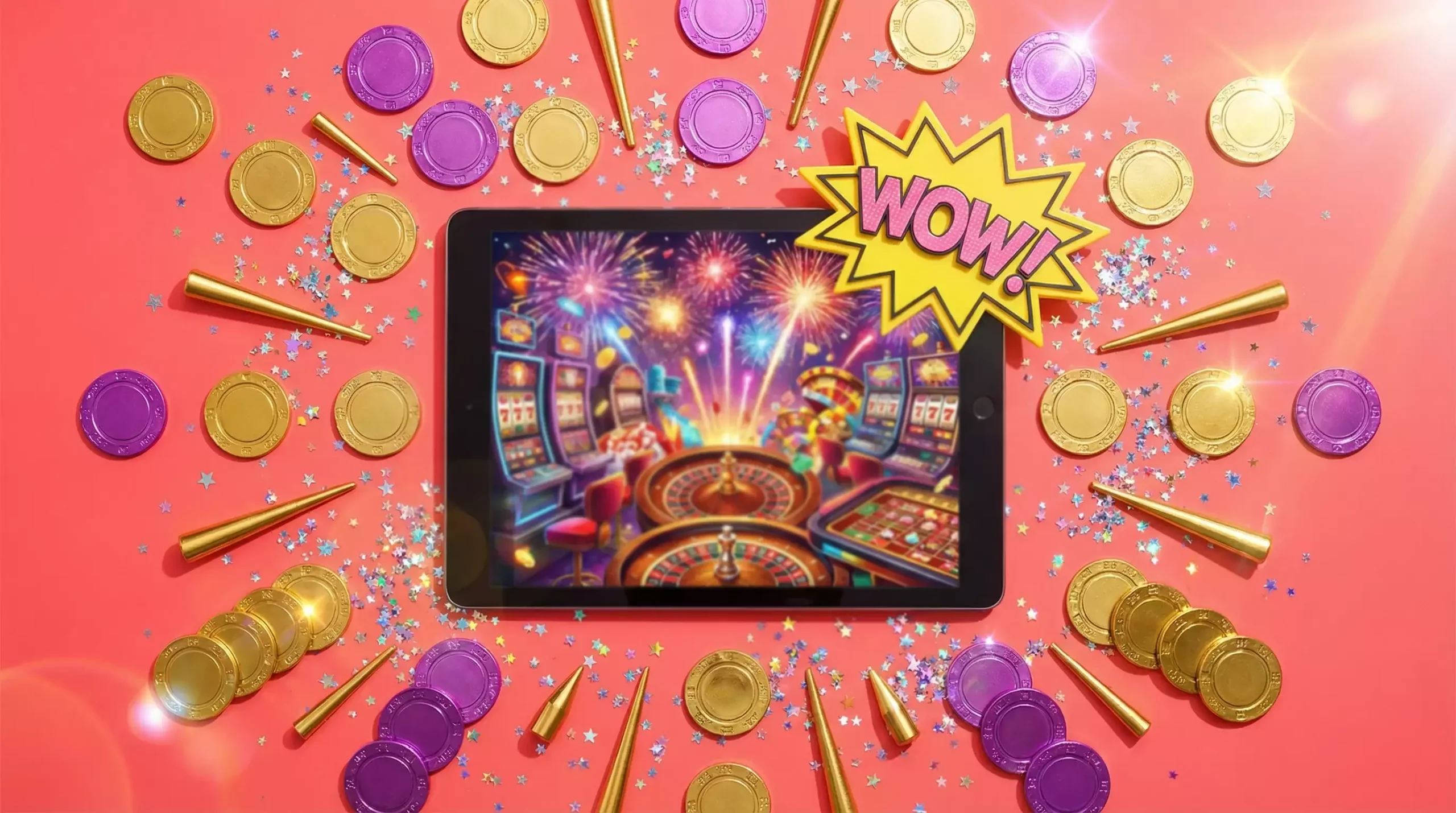 WOW Vegas casino review showing bonus offers and game selection